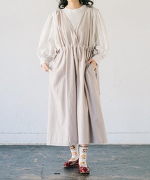 ALCEDO （アルセド）の「ALCEDO:リネン サイド リボン ワンピース（ワンピース）」