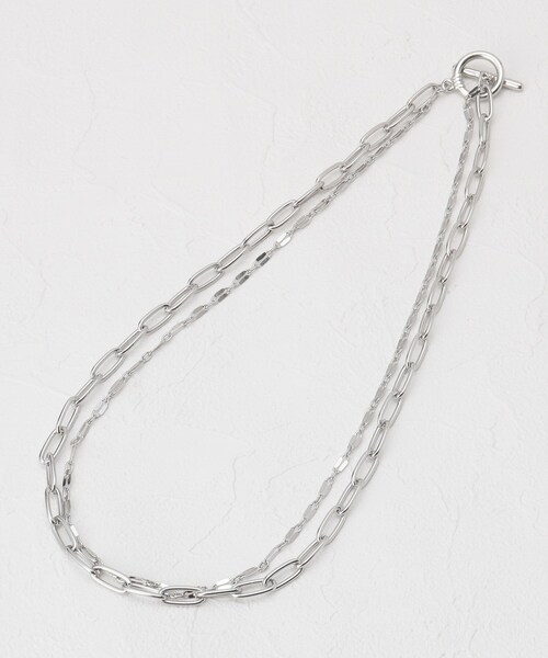 SHOO・LA・RUE（シューラルー）の「◆Ｗチェーンマンテルネックレス（ネックレス・レディース・シルバー/ゴールド・00）」の3枚目の写真