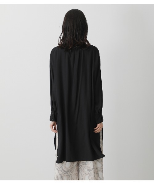 ha|za|ma 無知へと達するレースロングシャツ　black/M 楽天市場】AXESQUIN ELEMENTS - タスランナイロンのロングシャツ