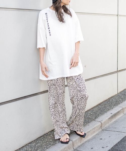 RASVOA（ラスボア）の「パターンルーズパンツ（その他パンツ・レディース・ブラック/ブラウン/ブラック系その他・FREE）」の4枚目の写真