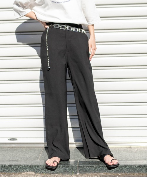 RASVOA（ラスボア）の「パターンルーズパンツ（その他パンツ・レディース・ブラック/ブラウン/ブラック系その他・FREE）」の17枚目の写真