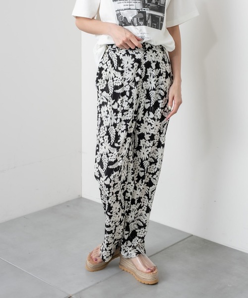 RASVOA（ラスボア）の「パターンルーズパンツ（その他パンツ・レディース・ブラック/ブラウン/ブラック系その他・FREE）」の8枚目の写真
