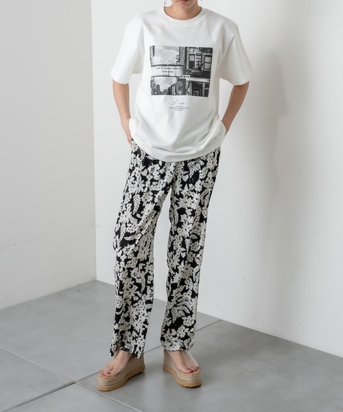 RASVOA（ラスボア）の「パターンルーズパンツ（その他パンツ・レディース・ブラック/ブラウン/ブラック系その他・FREE）」の14枚目の写真