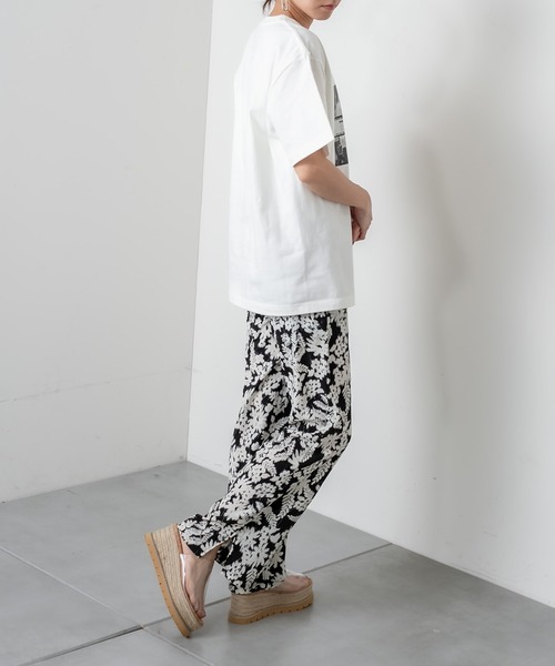 RASVOA（ラスボア）の「パターンルーズパンツ（その他パンツ・レディース・ブラック/ブラウン/ブラック系その他・FREE）」の5枚目の写真