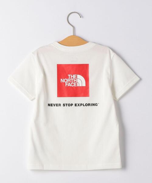 THE NORTH FACE(ザノースフェイス)の「◆【キッズ】THE NORTH FACE(ザノースフェイス)SquareLogoTEE(Tシャツ/カットソー・キッズ・ベージュ/ホワイト/ブラック・120cm/110cm/100cm/130cm)」の2枚目の写真
