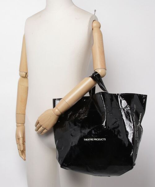 THEATRE PRODUCTS（シアタープロダクツ）の「タイベックトートバッグ / THEATRE PRODUCTS（トートバッグ・レディース・ホワイト/ブラック・FREE）」の5枚目の写真