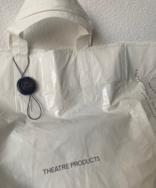THEATRE PRODUCTS（シアタープロダクツ）の「タイベックトートバッグ / THEATRE PRODUCTS（トートバッグ・レディース・ホワイト/ブラック・FREE）」の12枚目の写真