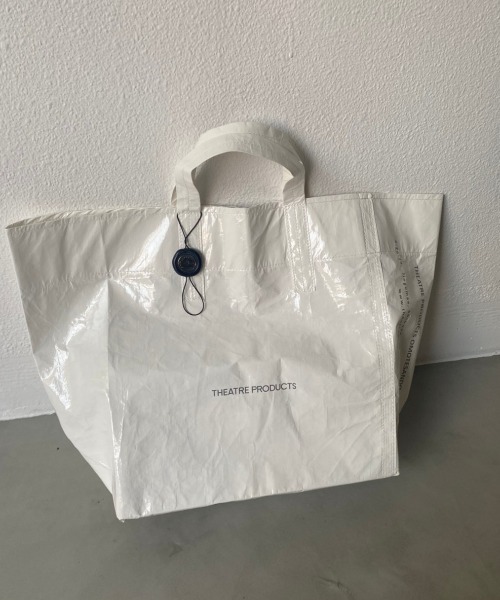 THEATRE PRODUCTS（シアタープロダクツ）の「タイベックトートバッグ / THEATRE PRODUCTS（トートバッグ・レディース・ホワイト/ブラック・FREE）」の8枚目の写真