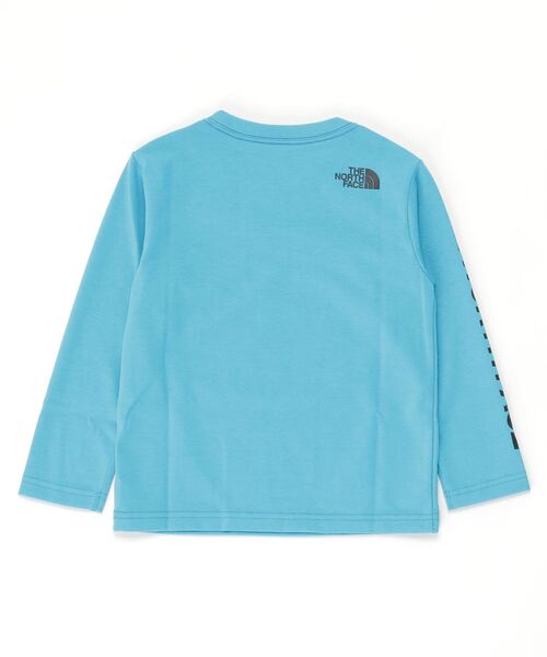THE NORTH FACE（ザノースフェイス）の「THE NORTH FACE/スクエアロゴロングティーシャツ 長袖（Tシャツ/カットソー・キッズ・ブルー/カーキ/ホワイト・120/130/110）」の6枚目の写真