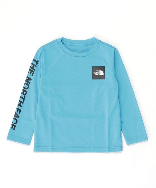 THE NORTH FACE（ザノースフェイス）の「THE NORTH FACE/スクエアロゴロングティーシャツ 長袖（Tシャツ/カットソー・キッズ・ブルー/カーキ/ホワイト・120/130/110）」の14枚目の写真