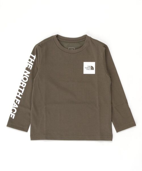THE NORTH FACE（ザノースフェイス）の「THE NORTH FACE/スクエアロゴロングティーシャツ 長袖（Tシャツ/カットソー・キッズ・ブルー/カーキ/ホワイト・120/130/110）」の15枚目の写真