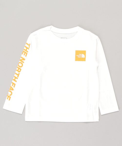 THE NORTH FACE（ザノースフェイス）の「THE NORTH FACE/スクエアロゴロングティーシャツ 長袖（Tシャツ/カットソー・キッズ・ブルー/カーキ/ホワイト・120/130/110）」の16枚目の写真