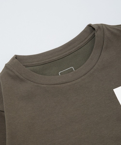 THE NORTH FACE（ザノースフェイス）の「THE NORTH FACE/スクエアロゴロングティーシャツ 長袖（Tシャツ/カットソー・キッズ・ブルー/カーキ/ホワイト・120/130/110）」の7枚目の写真