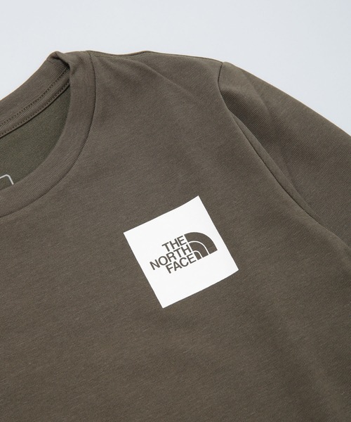 THE NORTH FACE（ザノースフェイス）の「THE NORTH FACE/スクエアロゴロングティーシャツ 長袖（Tシャツ/カットソー・キッズ・ブルー/カーキ/ホワイト・120/130/110）」の8枚目の写真