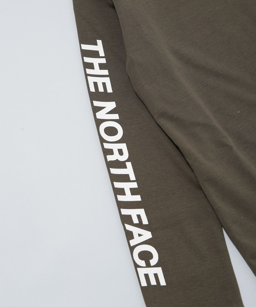THE NORTH FACE（ザノースフェイス）の「THE NORTH FACE/スクエアロゴロングティーシャツ 長袖（Tシャツ/カットソー・キッズ・ブルー/カーキ/ホワイト・120/130/110）」の10枚目の写真