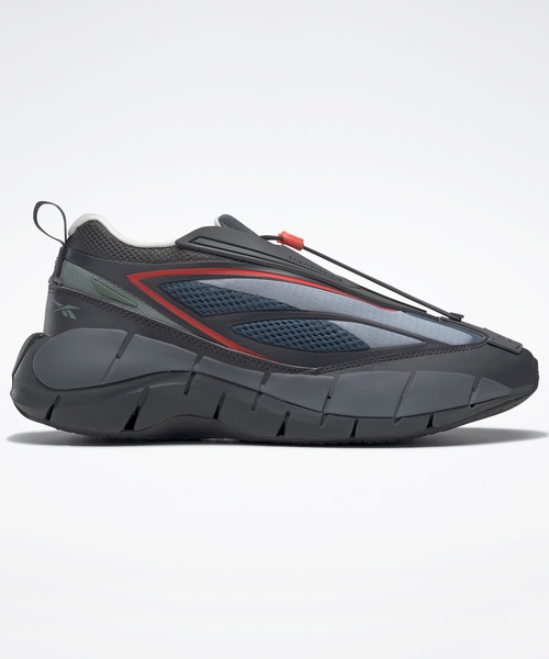 Reebok(リーボック)の「ジグ 3D ストーム ハイドロ / Zig 3D Storm Hydro Shoes(スニーカー・メンズ・ダークグレー/グレー系その他/ブラック×グレー・24.0cm/26.5cm/29.0cm/25.0cm/28.0cm/24.5cm/27.0cm/28.5cm/23.0cm/25.5cm/26.0cm/27.5cm/23.5cm/31cm/29.5cm/30.0cm)」の4枚目の写真