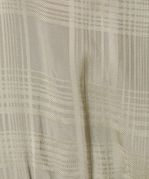 ライチ（ライチ）の「aurea/チェックシースルーブルゾン（ブルゾン・レディース・ブラック/ライトカーキ・FREE）」の11枚目の写真