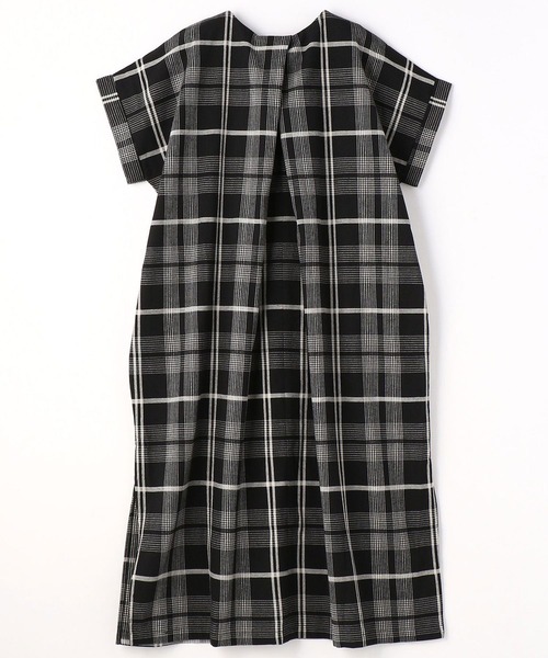 NICOLE white（ニコルホワイト）の「チェックスキッパーワンピース（ワンピース・レディース・ブラック/ベージュ・FREE）」の19枚目の写真