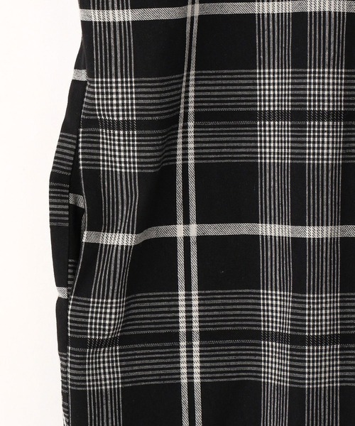 NICOLE white（ニコルホワイト）の「チェックスキッパーワンピース（ワンピース・レディース・ブラック/ベージュ・FREE）」の16枚目の写真