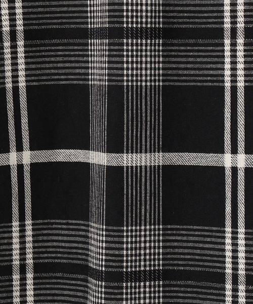 NICOLE white（ニコルホワイト）の「チェックスキッパーワンピース（ワンピース・レディース・ブラック/ベージュ・FREE）」の14枚目の写真