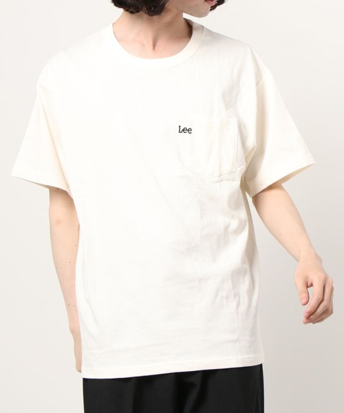 Lee（リー）の「Lee◇ワンポイントロゴ刺繍ポケットTシャツ（T