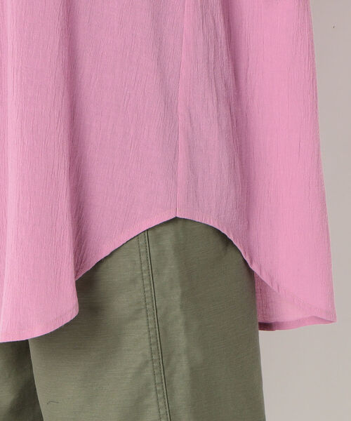 fredy repit（フレディレピ）の「チャイナディテールシャツ（シャツ/ブラウス・レディース・オフホワイト/ピンク・38）」の5枚目の写真