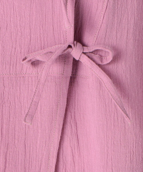 fredy repit（フレディレピ）の「チャイナディテールシャツ（シャツ/ブラウス・レディース・オフホワイト/ピンク・38）」の7枚目の写真