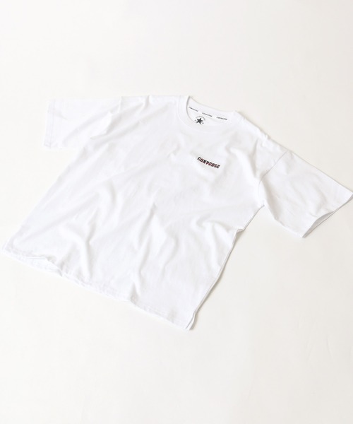 CONVERSE（コンバース）の「CONVERSE/コンバース オールスター シューズ イラストプリントT（Tシャツ/カットソー・メンズ・ホワイト/ブラック/ベージュ/グリーン・LL/M/L）」の13枚目の写真