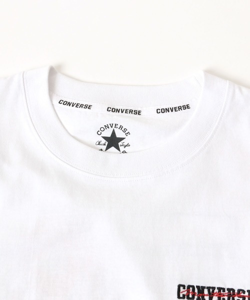 CONVERSE（コンバース）の「CONVERSE/コンバース オールスター シューズ イラストプリントT（Tシャツ/カットソー・メンズ・ホワイト/ブラック/ベージュ/グリーン・LL/M/L）」の14枚目の写真