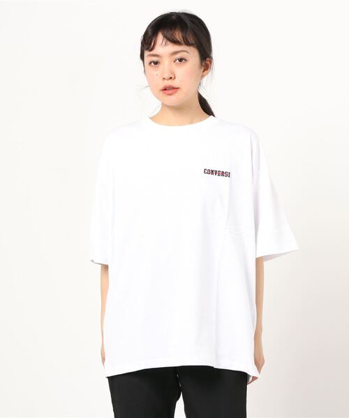 CONVERSE（コンバース）の「CONVERSE/コンバース オールスター シューズ イラストプリントT（Tシャツ/カットソー・メンズ・ホワイト/ブラック/ベージュ/グリーン・LL/M/L）」の21枚目の写真