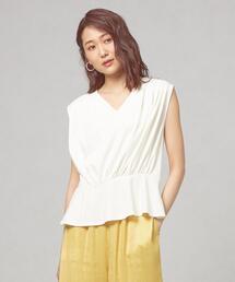 closet story | <closet story> ウエストギャザー ペプラム カットソー(Tシャツ/カットソー)