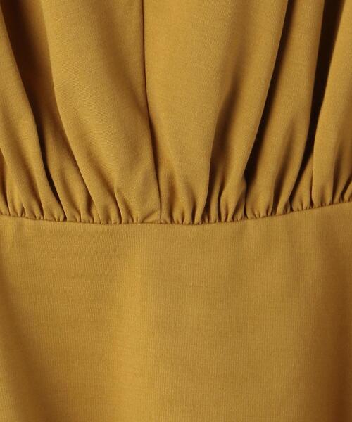 closet story（クローゼットストーリー）の「＜closet story＞ ウエストギャザー ペプラム カットソー（Tシャツ/カットソー・レディース・ホワイト/イエロー・FREE）」の14枚目の写真