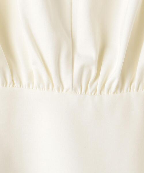 closet story（クローゼットストーリー）の「＜closet story＞ ウエストギャザー ペプラム カットソー（Tシャツ/カットソー・レディース・ホワイト/イエロー・FREE）」の6枚目の写真