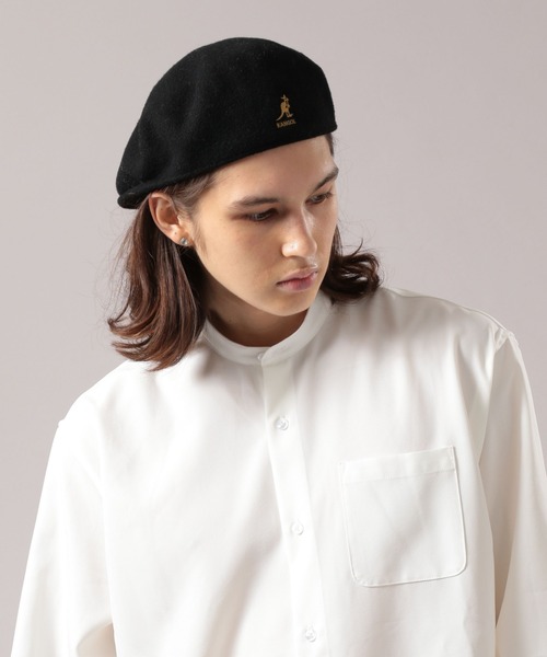 KANGOL（カンゴール）の「KANGOL/カンゴール/ハンチング/Wool 504（ハンチング/ベレー帽・メンズ・ブラック/レッド/ブラック系その他/ホワイト・SMALL/MEDIUM/LARGE/X-LARGE）」の6枚目の写真