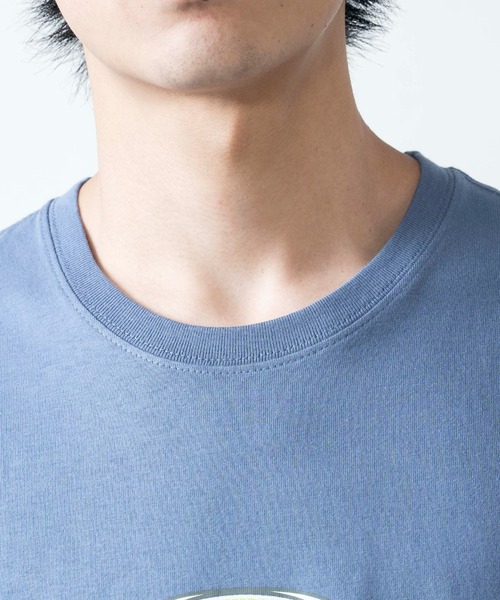WEGO(ウィゴー)の「WEGO/ワンポイントオーバルロゴプリント半袖T(Tシャツ/カットソー・メンズ・ホワイト/ブルー・SMALL/MEDIUM/LARGE/X-LARGE)」の10枚目の写真