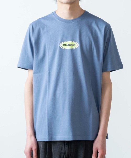 WEGO(ウィゴー)の「WEGO/ワンポイントオーバルロゴプリント半袖T(Tシャツ/カットソー・メンズ・ホワイト/ブルー・SMALL/MEDIUM/LARGE/X-LARGE)」の16枚目の写真