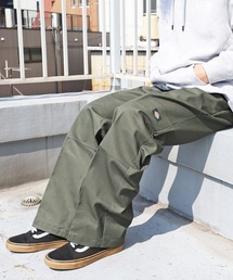 Dickies/ディッキーズ LOOSE FIT ダブルニー センタープレス ワークパンツ