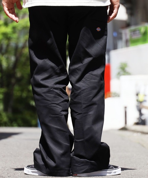 Dickies（ディッキーズ）の「Dickies/ディッキーズ LOOSE FIT ダブルニー センタープレス ワークパンツ（チノパンツ・メンズ・カーキ/ブラック/ネイビー/チャコール/ベージュ/ダークブラウン/ミント/レッド/ホワイト/グリーン・34inch/32inch/36inch/30 inch/28inch/30inch）」の14枚目の写真