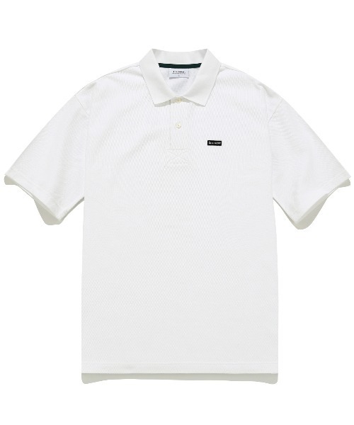 COVERNAT(カバーナット)の「【COVERNAT】PIQUE KNIT S/S TEE / カバーナット ピケ ニット ワンポイント ロゴ ポロシャツ(ポロシャツ・メンズ・ホワイト/ブラック/オリーブ・X-LARGE/LARGE/MEDIUM/SMALL)」の2枚目の写真