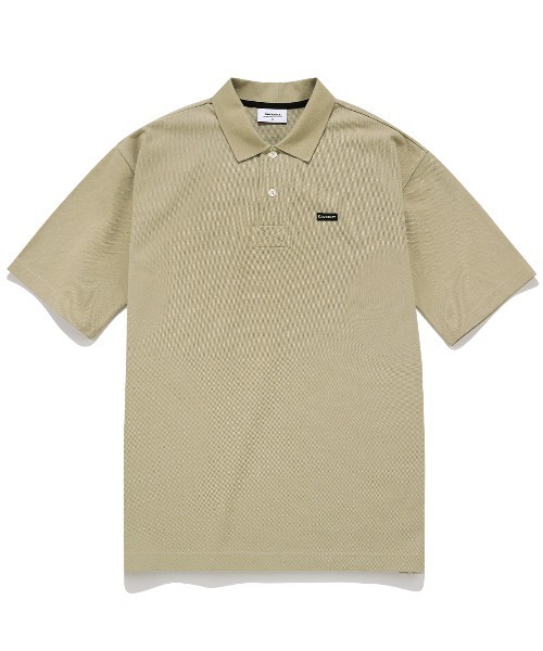 COVERNAT(カバーナット)の「【COVERNAT】PIQUE KNIT S/S TEE / カバーナット ピケ ニット ワンポイント ロゴ ポロシャツ(ポロシャツ・メンズ・ホワイト/ブラック/オリーブ・X-LARGE/LARGE/MEDIUM/SMALL)」の1枚目の写真