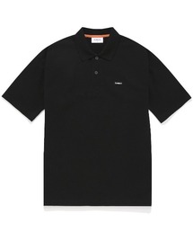 【COVERNAT】PIQUE KNIT S/S TEE / カバーナット ピケ ニット ワンポイント ロゴ ポロシャツ