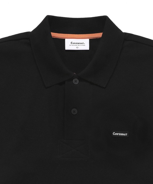 COVERNAT(カバーナット)の「【COVERNAT】PIQUE KNIT S/S TEE / カバーナット ピケ ニット ワンポイント ロゴ ポロシャツ(ポロシャツ・メンズ・ホワイト/ブラック/オリーブ・X-LARGE/LARGE/MEDIUM/SMALL)」の19枚目の写真