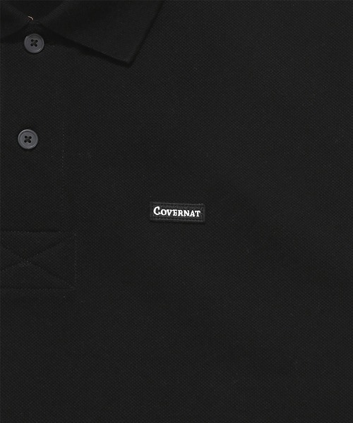 COVERNAT(カバーナット)の「【COVERNAT】PIQUE KNIT S/S TEE / カバーナット ピケ ニット ワンポイント ロゴ ポロシャツ(ポロシャツ・メンズ・ホワイト/ブラック/オリーブ・X-LARGE/LARGE/MEDIUM/SMALL)」の20枚目の写真