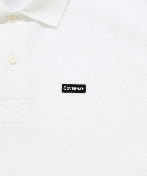COVERNAT(カバーナット)の「【COVERNAT】PIQUE KNIT S/S TEE / カバーナット ピケ ニット ワンポイント ロゴ ポロシャツ(ポロシャツ・メンズ・ホワイト/ブラック/オリーブ・X-LARGE/LARGE/MEDIUM/SMALL)」の14枚目の写真