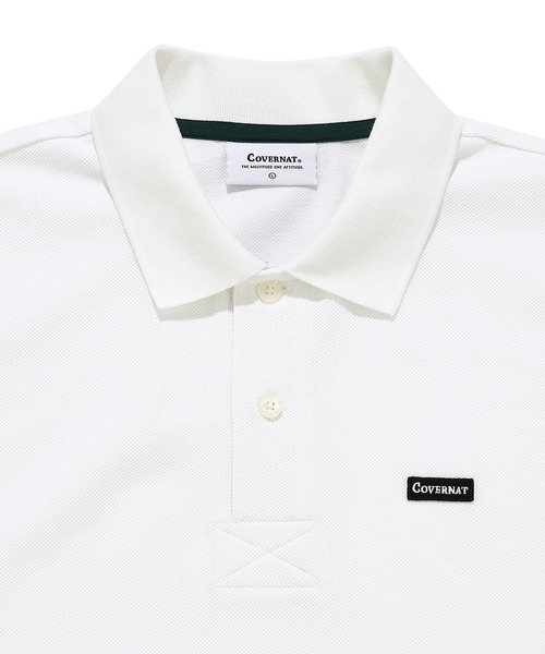 COVERNAT(カバーナット)の「【COVERNAT】PIQUE KNIT S/S TEE / カバーナット ピケ ニット ワンポイント ロゴ ポロシャツ(ポロシャツ・メンズ・ホワイト/ブラック/オリーブ・X-LARGE/LARGE/MEDIUM/SMALL)」の15枚目の写真