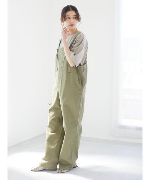 Green　Parks（グリーンパークス）の「プリントロゴTシャツ＊（Tシャツ/カットソー・レディース・イエロー/クリーム/チャコールグレー/グレイッシュベージュ・FREE）」の16枚目の写真