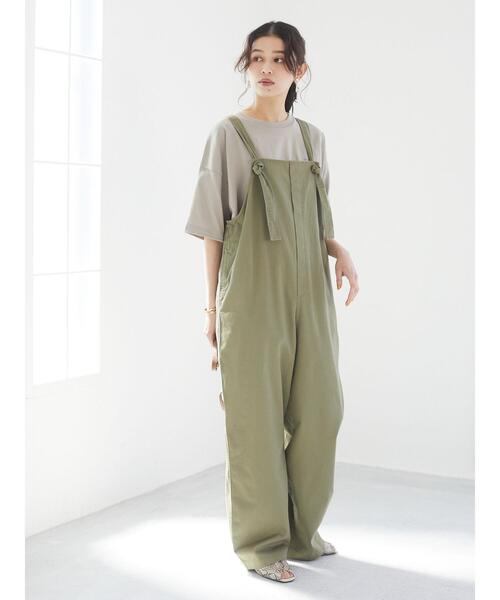 Green　Parks（グリーンパークス）の「プリントロゴTシャツ＊（Tシャツ/カットソー・レディース・イエロー/クリーム/チャコールグレー/グレイッシュベージュ・FREE）」の18枚目の写真