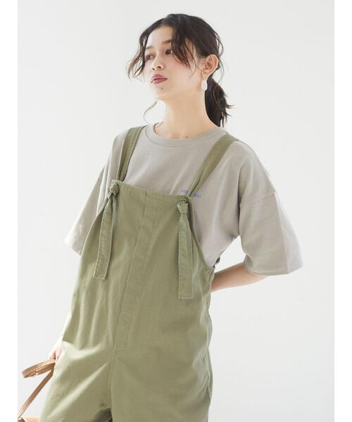 Green　Parks（グリーンパークス）の「プリントロゴTシャツ＊（Tシャツ/カットソー・レディース・イエロー/クリーム/チャコールグレー/グレイッシュベージュ・FREE）」の20枚目の写真