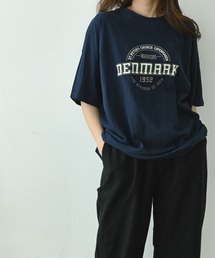 DENMARK サークルカレッジロゴビッグT
