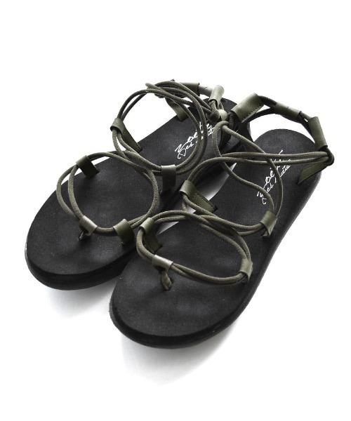 zootie（ズーティー）の「コード ストラップ サンダル（サンダル・レディース・ベージュ/ブラック/カーキ・M/S/L/LL）」の10枚目の写真